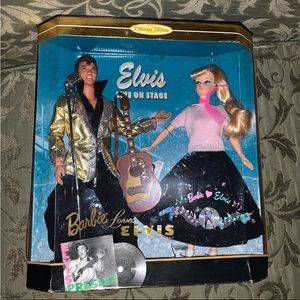 Barbie an Elvis vintage, collectible dolls